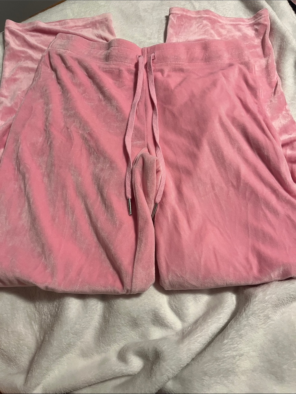 Cozy Pink Juicy Couture Drawstring Lounge Pants